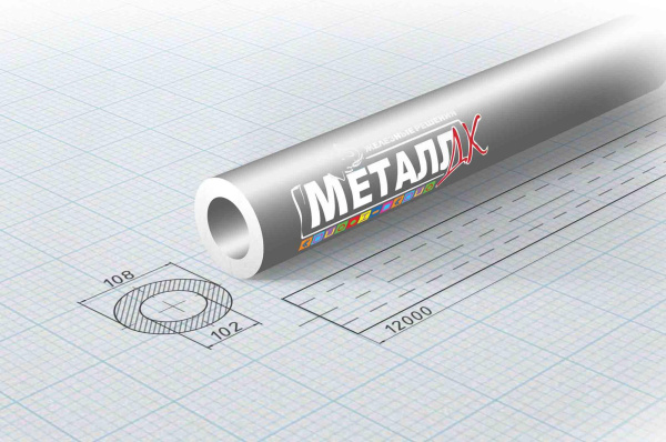 Труба электросварная оцинкованная 108x3